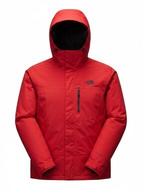 The North Face Men's Red Hooded Hyvent Jacket